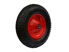 Ruote pneumatiche 16“x4.00-8	nucleo in lamiera e foro con cuscinetti per carriole - Rotelle Ricambi PR3003-8 - 4.80/4.00-8 - CARRELLO A MANO