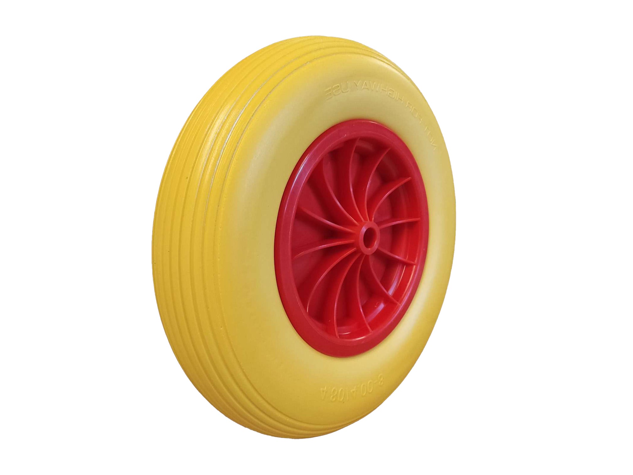 Ruote antiforatura - Rotelle ricambi FOAM 16“x4.00-8 con foro a rullini o passante per CARRIOLE E CARRELLO - Nautica