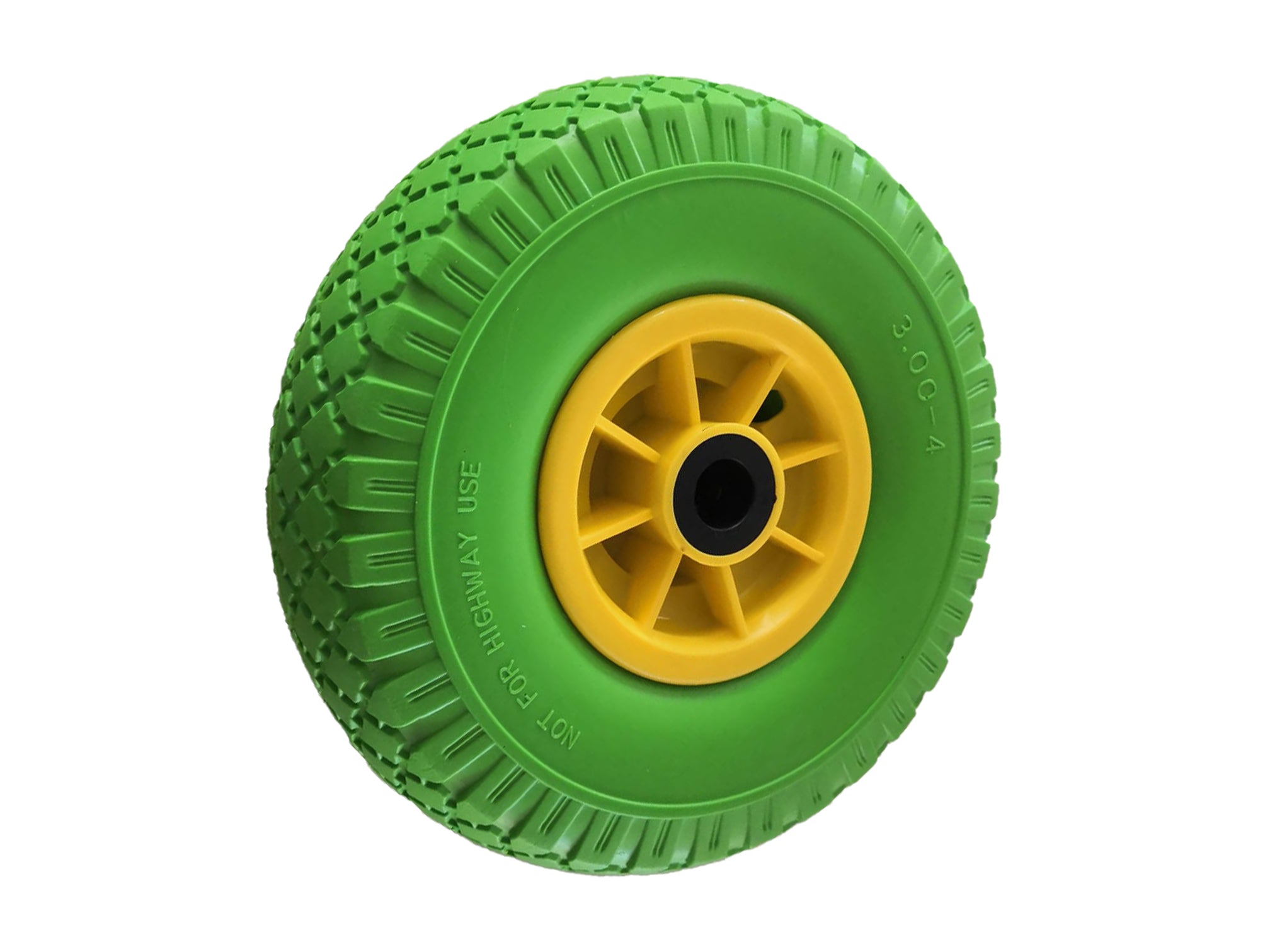 Puncture-proof wheels in FOAM with PLASTIC core, 20 mm hole, without inner tube for HAND CART - Spare wheels 10