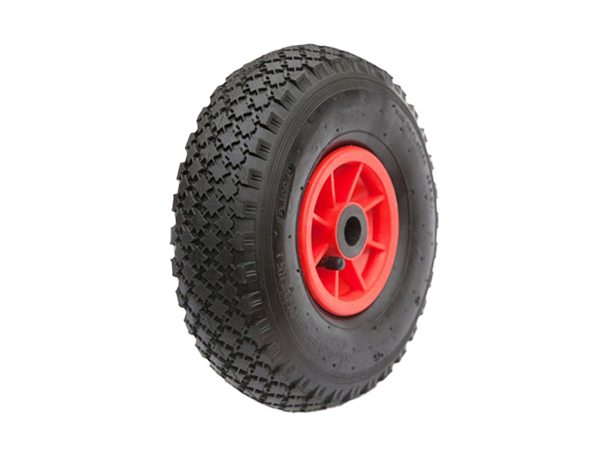 Roues pneumatiques en âme PLASTIQUE pour chariots - Roues de rechange PR3.00-4 (260x85) - 10