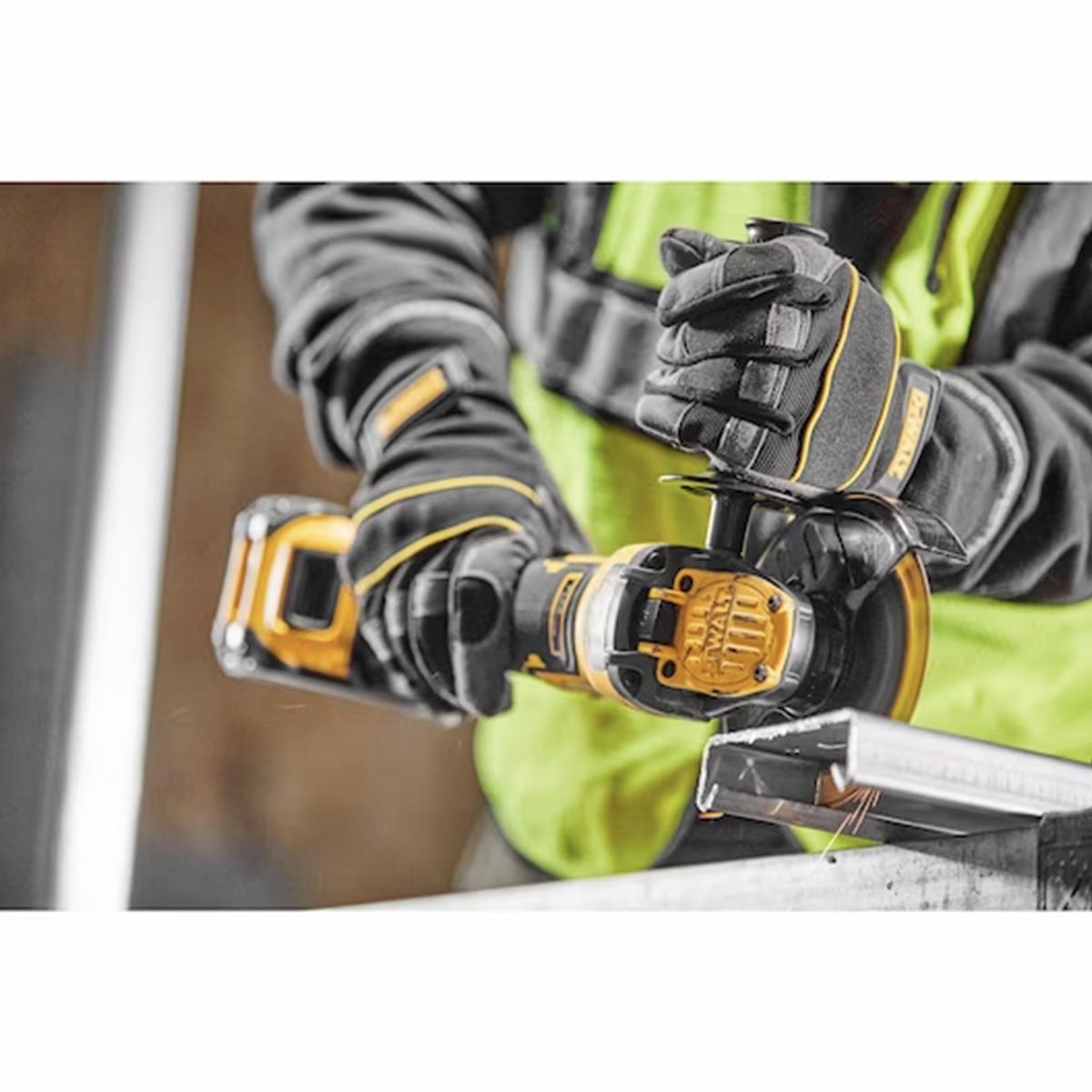 Meuleuse d'angle 125 mm Moteur BRUSHLESS à vitesse variable (en coffret sans batteries ni chargeur) dans TSTACK CASE - DeWALT - DCG409VSNT-XJ