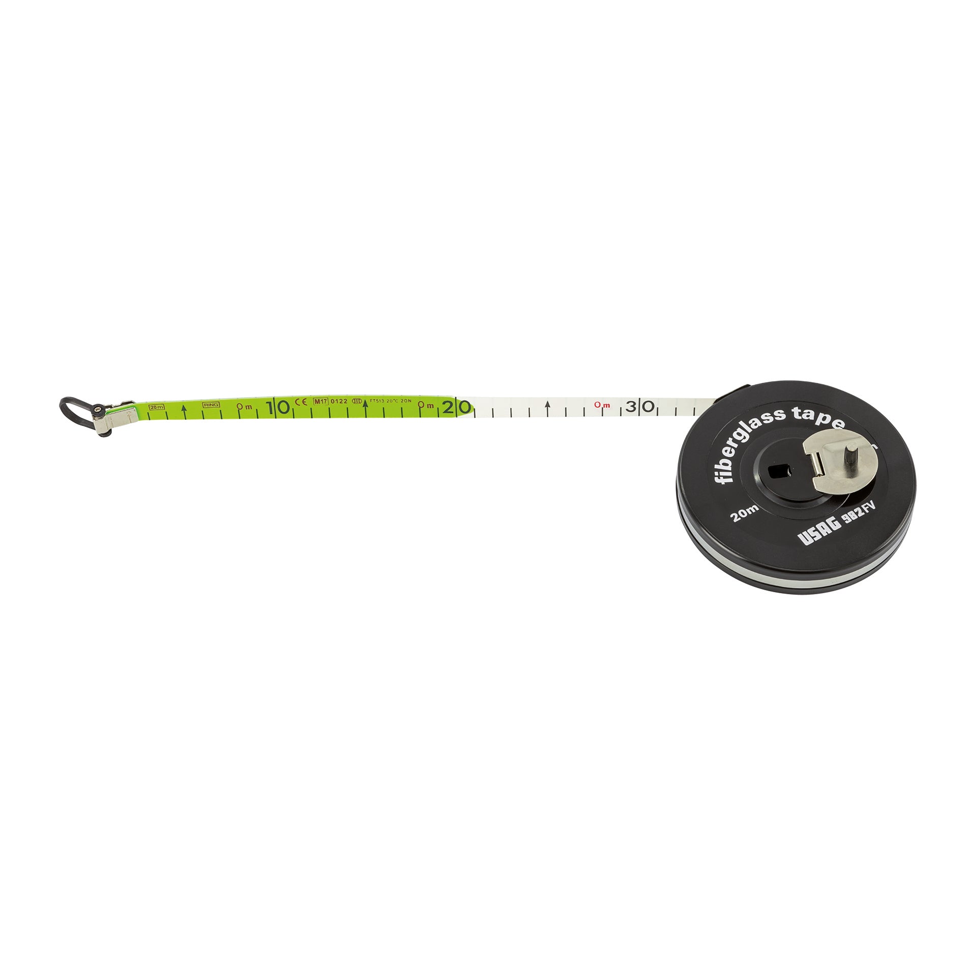 982 FV - Rotelle metriche con nastro in FIBRA DI VETRO - 10m o 20m - Usag