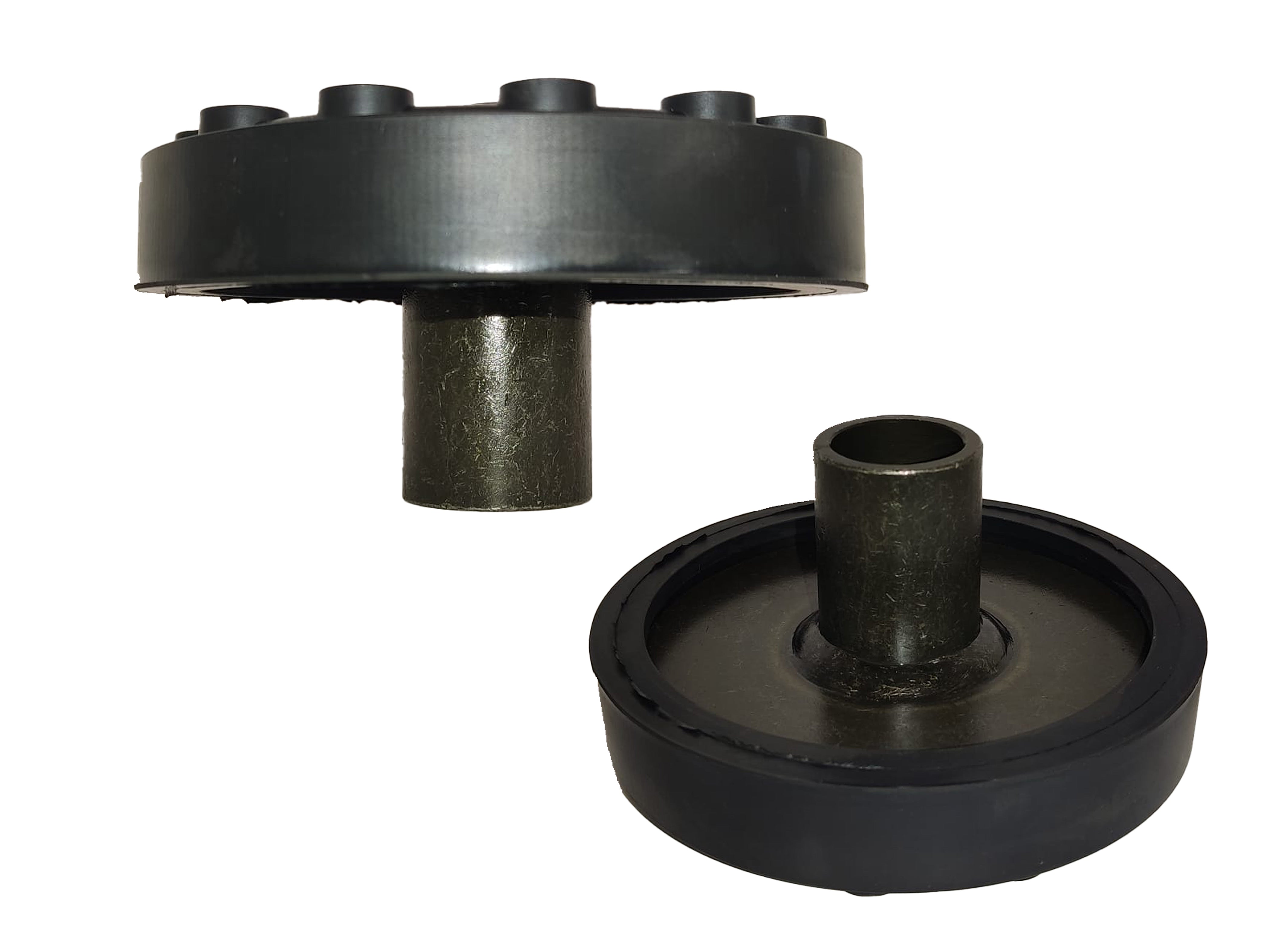 J125-30 - Cuff pad with metal stem for pit/under-bridge lifts - SUPPORTS FOR PIT JACKS - Ramps, jack, jack and stands