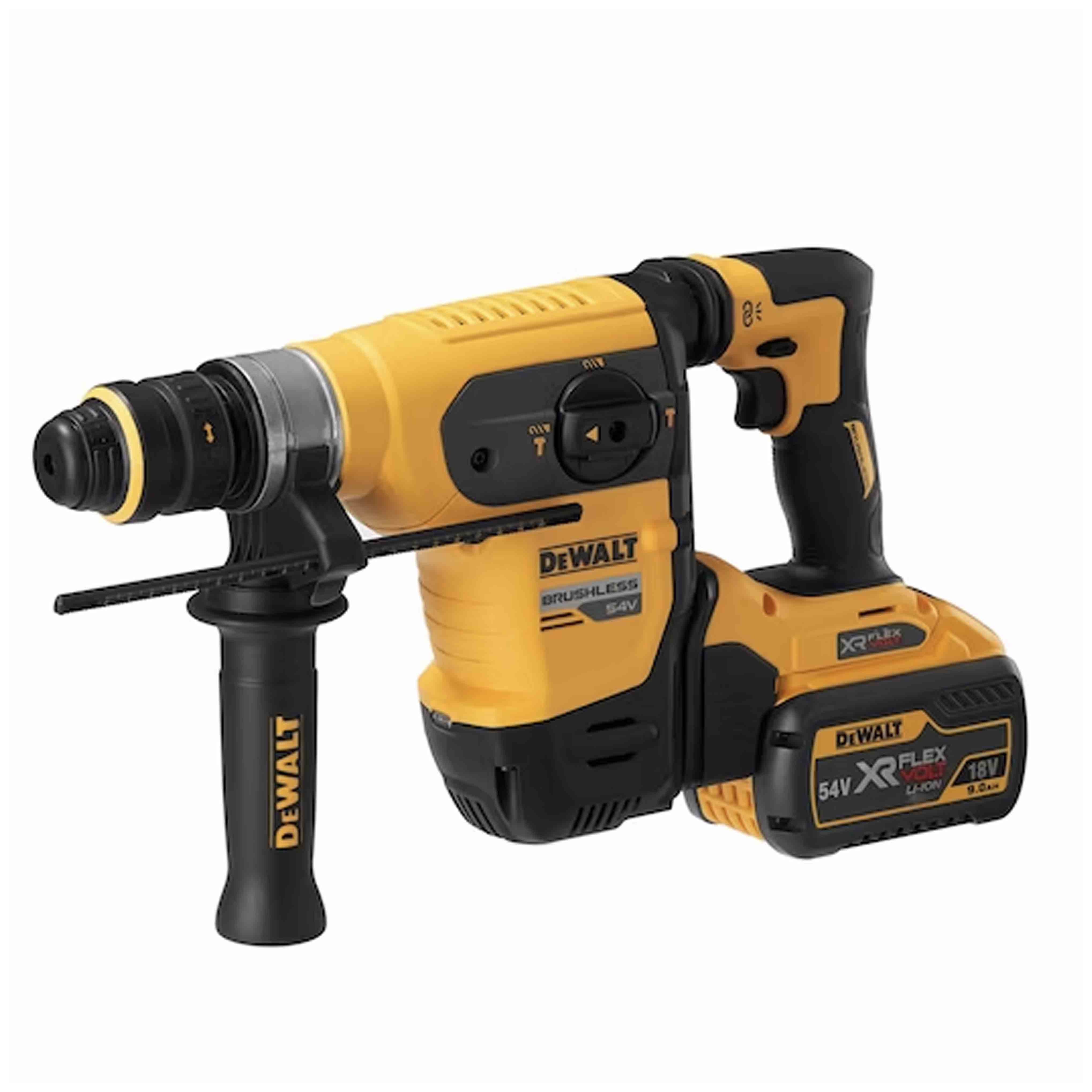 SDS-PLUS 32mm 54V XR FLEXVOLT High Power Hammer Drill in TSTACK CASE in TSTACK CASE and ACCESSORIES - DeWALT - DCH417X2-QW