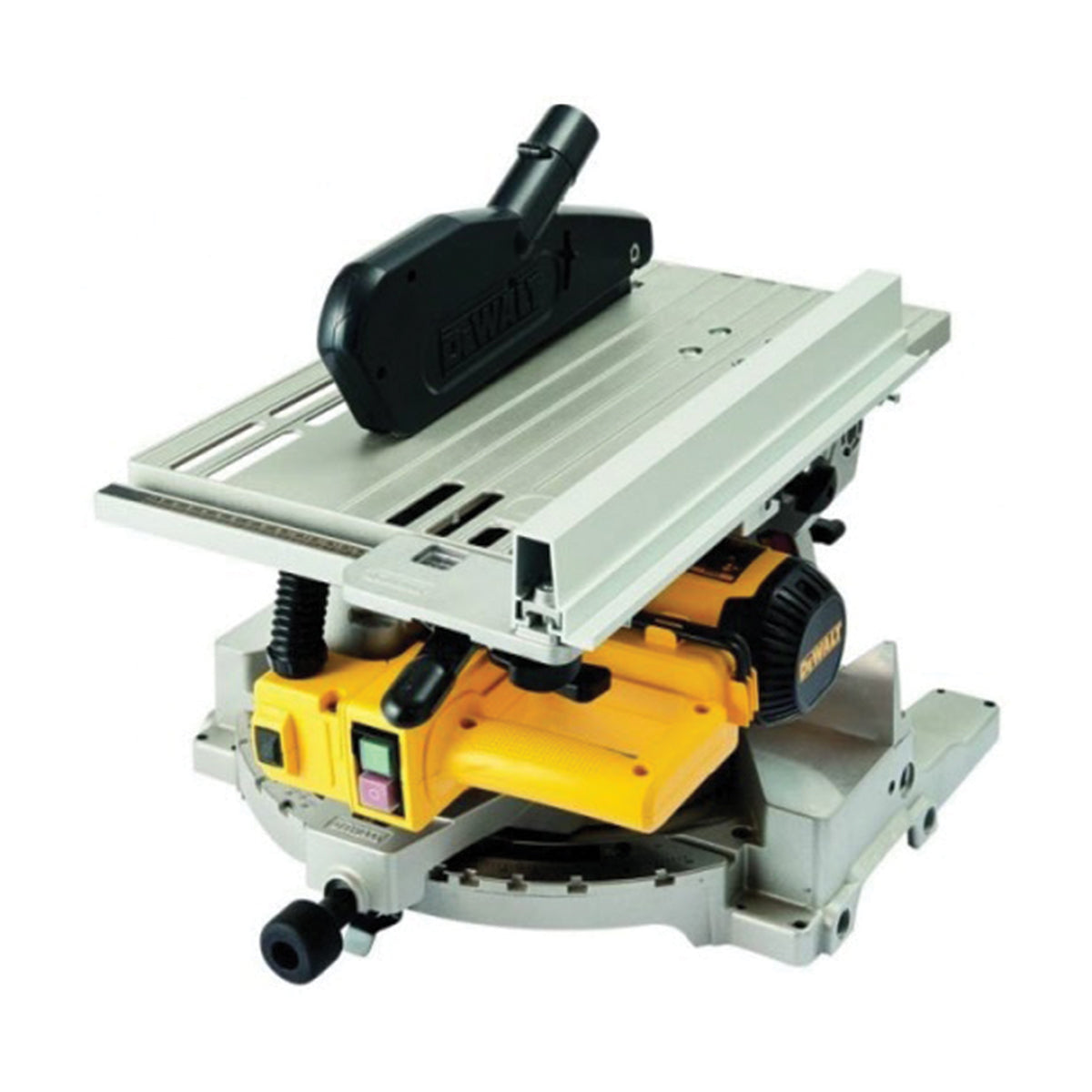 Scie à onglets à tête fixe avec table 305/30mm + système de suivi XPS et ACCESSOIRES - DeWALT - D27113-QS