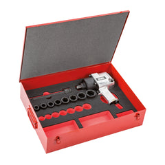 928 DN/S12 - Assortimento in cassetta di lamiera CON AVVITATORE (13 pz) - Usag - U09280016