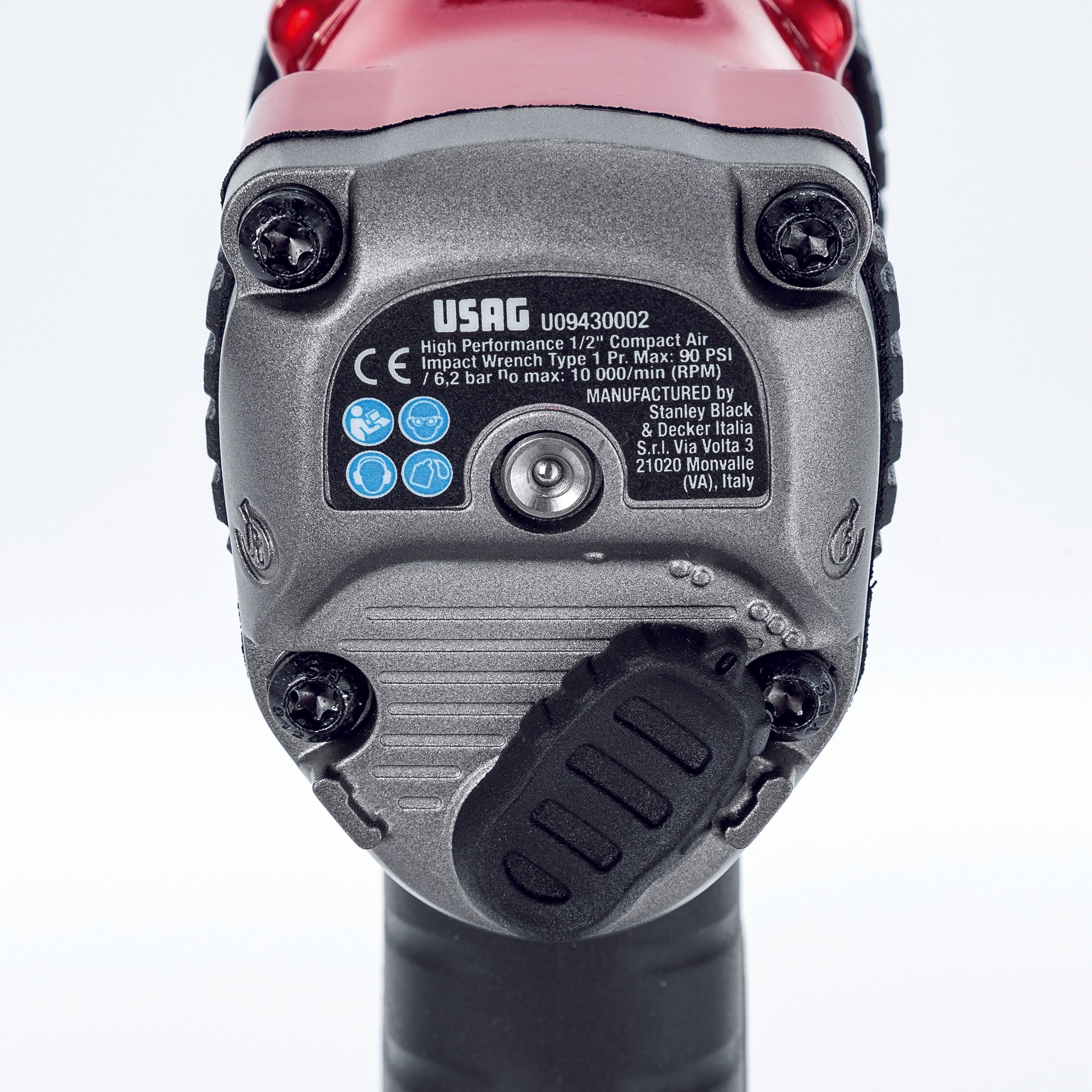 Pneumatic screwdriver - 943 PC2 1/2 - Magnesium impact screwdriver with LED - EXTRA COMPACT - Usag - U09430002