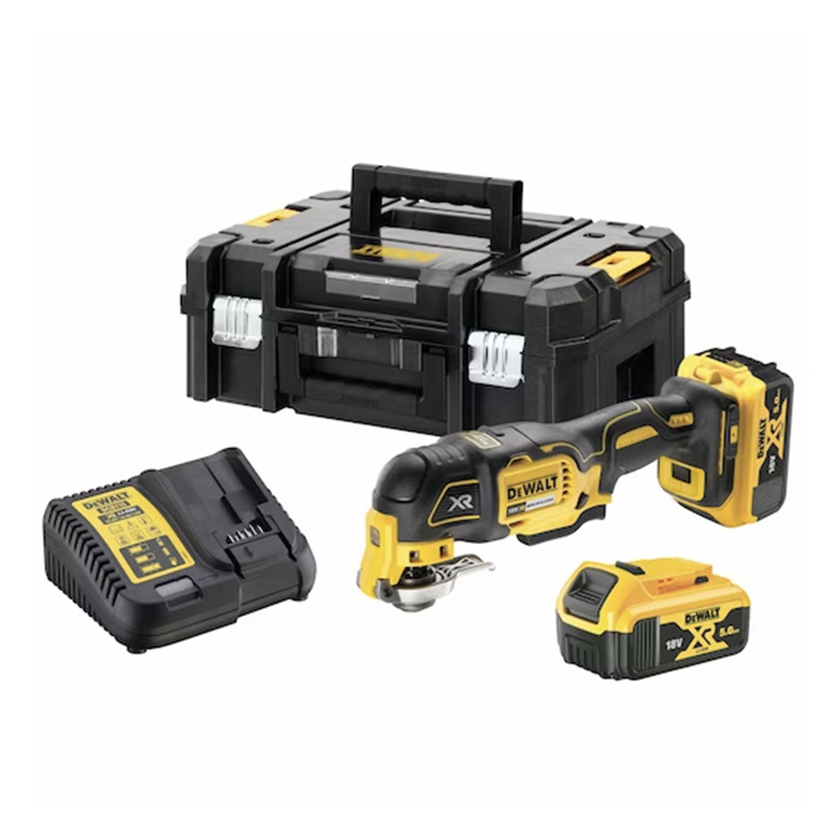 18V BRUSHLESS motor oscillating multifunction tool in TSTACK CASE and ACCESSORIES - DeWALT - DCS356P2-QW