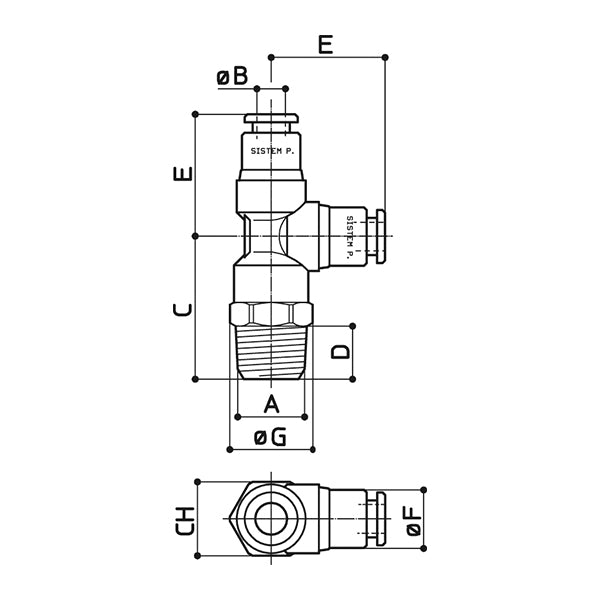 50/DGL - Raccord PIVOTANT 