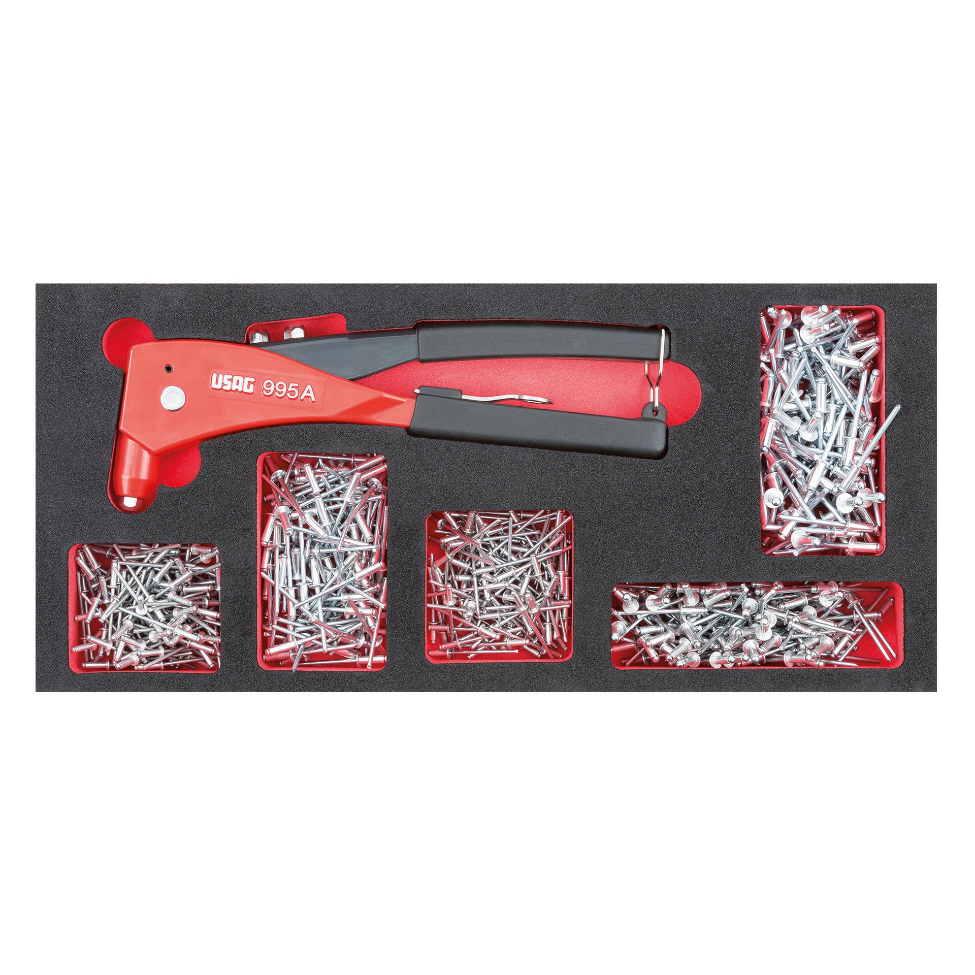995 K - Assortimento in cassetta di abs (501 pz) - Usag - U09950025