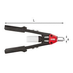 995 LA - Rivettatrice diritta compatta - Usag - U09950004