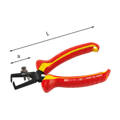 082 EX - insulated WIRE STRIPPER pliers 1000 v - Usag - U00820103