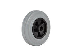 Rotelle di ricambio RNT e RGT - RUOTA in gomma nera/grigia con nucleo in plastica - CARRELLI - CARICHI MEDI - TRASPORTO - INDUSTRIALI (Conf. da 4pz)
