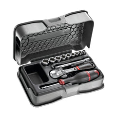 605 1/4 EB - Assortimento in cassetta di abs con bussole esagonali (12 pz) - Usag - U06050102