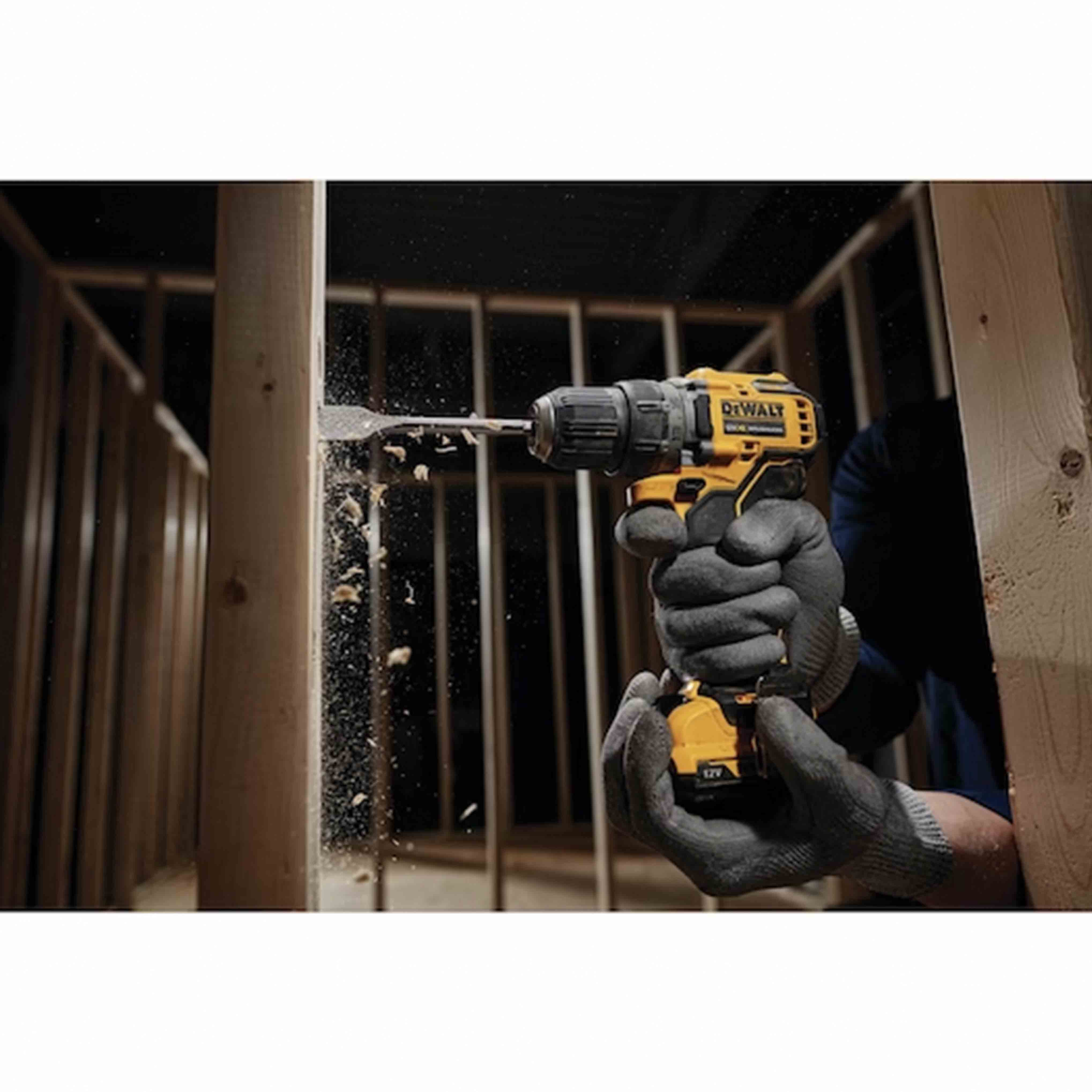 12V 2 x 2.0Ah BRUSHLESS Drill Driver - Compact in TSTACK CASE and ACCESSORIES - DeWALT - DCD701D2-QW