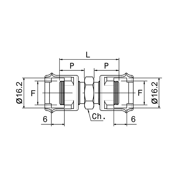 11/A | 11/B - MALE fitting with milled nut - Fittings - Compressed air - Ani (Pack of 10pcs)