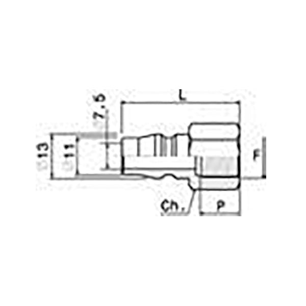 15/AJ - Innesto rapido FEMMINA profilo GIAPPONESE - Raccorderia - Ani - Aria compressa (Conf. 5pz)