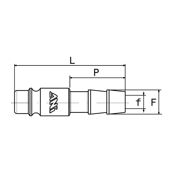 15/C OMNI - Quick coupling with RESCA profile GERMANY - Fittings - Ani - Compressed air (Pack of 10pcs)