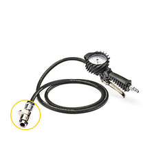 25/GR-80 SECURE TYPE - Pistole di gonfiaggio PROFESSIONALE omologate MISE N°523 con MANOMETRO Ø80 con tecnologia QUIK-LOK - Ani - Aria compressa - AH1701003A