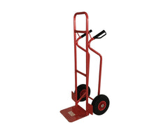 Carrelli a Mano 2 ruote PNEUMATICHE/ANTIFORATURA(Foam) | Telaio in Ferro 25×1,2 mm | MOD. 111 | Carrello da trasporto portapacchi portata 150/250 Kg