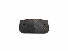 DH-SP model - Road retarders in black rubber and yellow reflective stripes