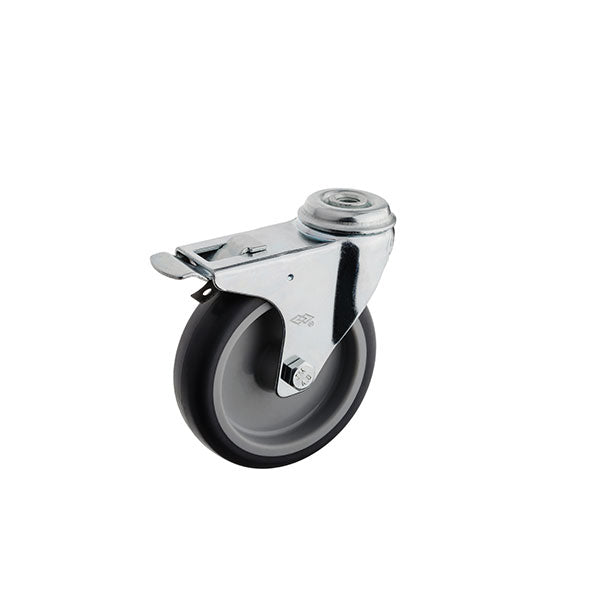 Replacement TPRP rollers - Gray thermoplastic rubber (TPR) wheels with polypropylene center - FURNITURE Wheels