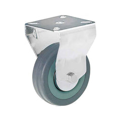 Rotelle RGTFO di ricambio - Ruote in gomma grigia con nucleo in polipropilene PER MOBILIO (Conf. da 2pz)