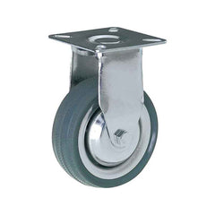 Roulettes de remplacement RGMFO - Roues en caoutchouc gris avec centre en tôle POUR MEUBLES (Pack de 2 pièces)
