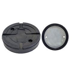 Coussinet de manchette avec plaque métallique pour ascenseurs hydrauliques à deux colonnes - CUF127/120M-2F - Pour modèles d'ascenseurs : SLIFT et AMI