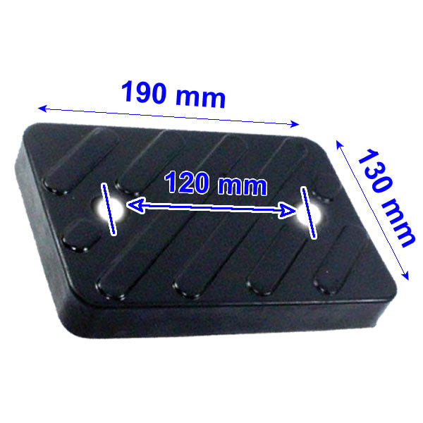 SG27A - Tampone in gomma appoggio cerchio lato stallonatore per smontagomme - Compatibile con WERTHER, BOSCH, SICAM, APAC