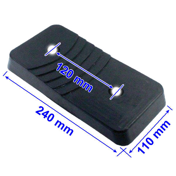 SG27B - Tampone in gomma appoggio cerchio lato stallonatore per smontagomme - Compatibile con WERTHER, BOSCH, SICAM, APAC